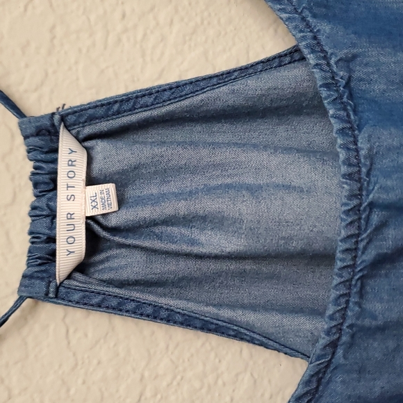 EUC Chambray Tank Top - Picture 4 of 4